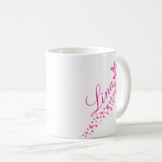 prénom personnalisé, personalisierter Name, franzö Kaffeetasse (VorderseiteRechts)