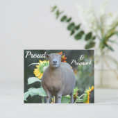 Prenounctions Card Quaint Ankündigungspostkarte (Stehend Vorderseite)