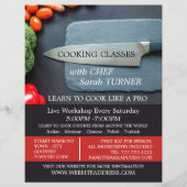 Prep Kitchen & Knife, Kochkurse Werbung Flyer (Vorne)