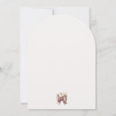 prep the nest pink baby shower einladung (Rückseite)