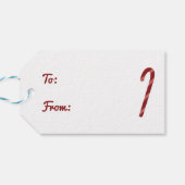 Prepaid Christmas Geschenkanhänger (Rückseite Horizontal)