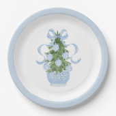 Prepaid Southern Blue Christmas Pappteller (Vorderseite)