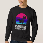 Prepare to be skunked Cribbage Sweatshirt (Vorderseite)