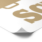 Prepare to Get Schooled – Bold & Motivational  Poster (Ecke)