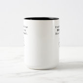 Prepare Your Mathematical Mind To Expand Zweifarbige Tasse (Mittel)