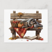 Preparing my Halloween potion Postkarte (Vorderseite)