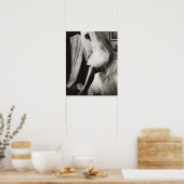 <Preparing>von Kim Koza Poster (Küche)