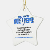 PREPPER 00002 KERAMIKORNAMENT (Links)