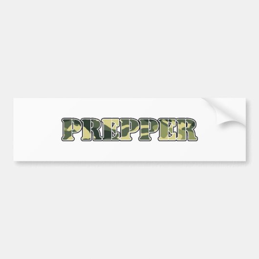Prepper Autoaufkleber (Vorne)
