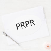 PREPPER Decal Ovaler Aufkleber (Umschlag)