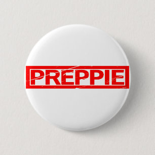 Preppie-Briefmarke Button