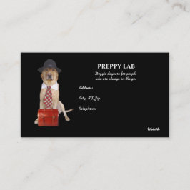 Preppie Labrador Visitenkarte