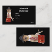 Preppie Labrador Visitenkarte (Vorne/Hinten)