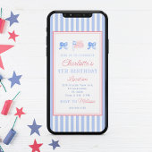 Preppy 4. Juli Party Einladung