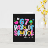 Preppy 67 Days Of School Six Seven 67 Meme Para Li Karte (Gelbe Blume)