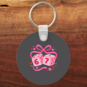 Preppy 67 Valentine Six Seven Dice 6 7 Lover Men W Schlüsselanhänger (Vorderseite)