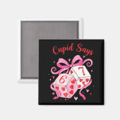 Preppy 67 Valentine Six Seven Dice 6 7 Men Women K Magnet (Vorderseite/Rückseite)