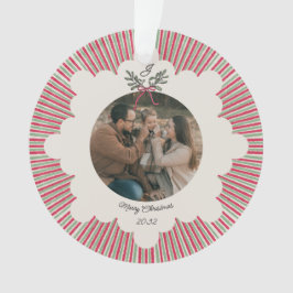 Preppy-Acrylnachtschmuck mit Foto Ornament