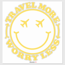 Preppy Aesthetic Travel Quote Aufkleber