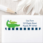 Preppy Alligator Address Labels (Insitu)
