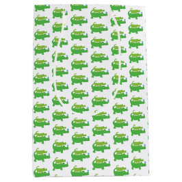 Preppy Alligator Green Crocodile Party Bag Mittlere Geschenktüte