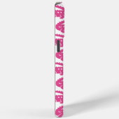 Preppy Alligator – Hot Pink & White Case-Mate iPhone Hülle (Rückseite / Rechts)