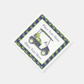 Preppy Alligators Golf Cart Serviette (Ecke)