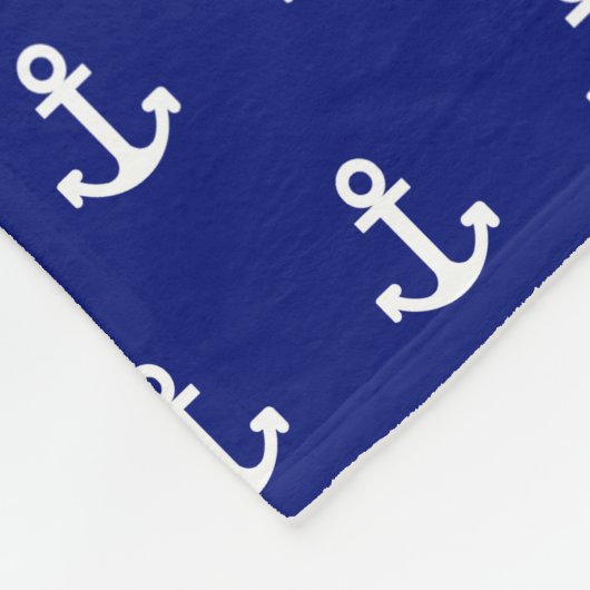 Preppy Anchor Fleece Blanket (Ecke)