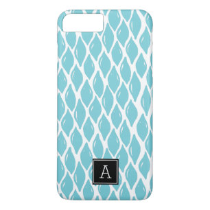 Preppy AQUE AQUAMARIN Black Monogram Personalisier Case-Mate iPhone Hülle