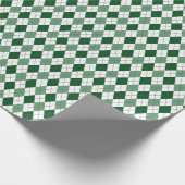 Preppy Argyle Geschenkpapier (Ecke)