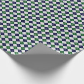 Preppy Argyle Geschenkpapier (Ecke)