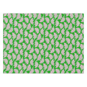 Preppy Armadillos Pink Green Tischdecke (Vorderseite (Horizontal))
