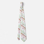 Preppy Atomic Age Plaid Necktie Krawatte (Rückseite)