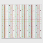 Preppy Atomic Age Wrapping Paper Geschenkpapier (Flach)