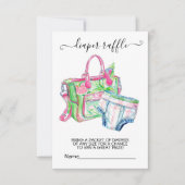 Preppy Baby Shower - Gewinnkarte Einladung (Vorderseite)