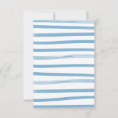 Preppy Baby Shower - Gewinnkarte Einladung (Rückseite)