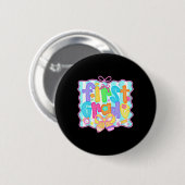 Preppy Back To School 1. Klasse Coquette Schleife  Button (Vorne & Hinten)