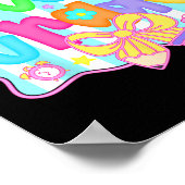 Preppy Back To School 2nd Grade Coquette Bow Girls Poster (Ecke)