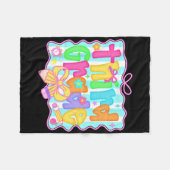 Preppy Back To School 3rd Grade Coquette Bow Girls Fleecedecke (Vorderseite (Horizontal))