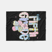 Preppy Back To School Blumen 5. Klasse Coquette Gi Fleecedecke (Vorderseite (Horizontal))