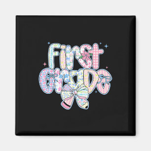 Preppy Back To School Florale 1. Klasse Coquette G Magnet