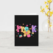 Preppy back to School Pre-k Niedlich Coquette Bow  Karte (Gelbe Blume)