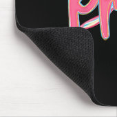 Preppy Back To School Pre-K Rosa Kokettenschleife Mousepad (Ecke)