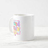 Preppy Back To School Schülerin 2. Klasse Coquette Kaffeetasse (Vorderseite Links)