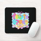 Preppy Back To School Schülerin 4. Klasse Coquette Mousepad (Mit Mouse)