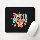 Preppy Back To School Schülerin mit Schleife Mädch Mousepad (Mit Mouse)