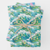 Preppy Beach Geschenkpapier Set (Beispiel)