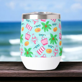 Preppy Beach Girl's Weekend Scene