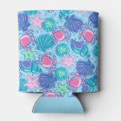 Preppy Beach Muschel Crab Dosenkühler (Rückseite)