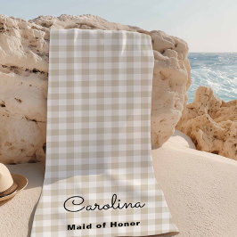 Preppy Beige Vorschlag für eine überarbeitete Brid Strandtuch